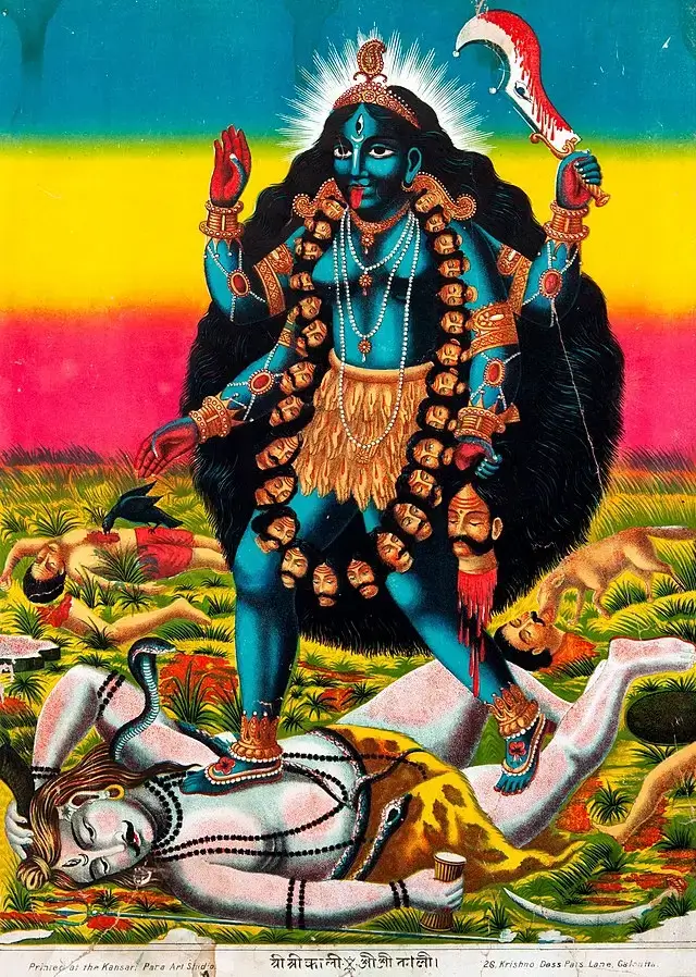 Illustrazione ispirata alla dea Kali e al potere trasformativo